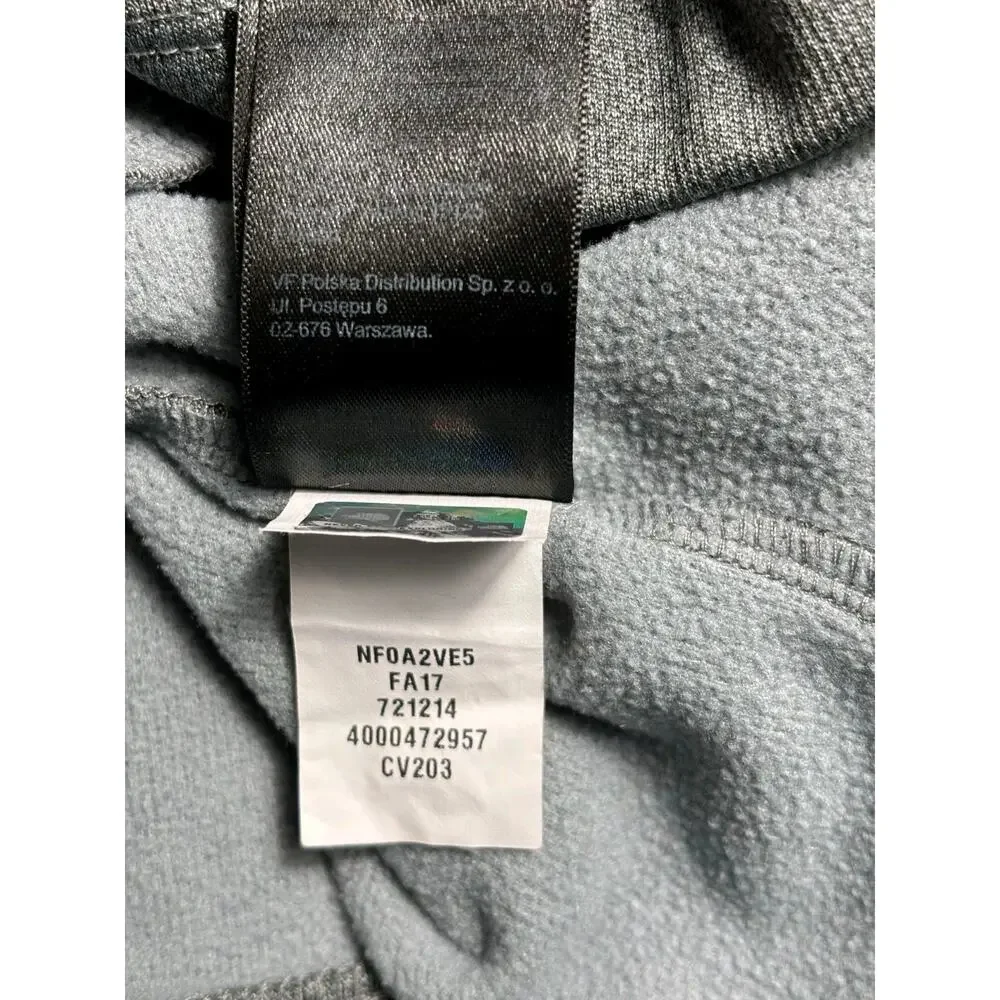 The North Face Sweatshirt Men’s S Gray Striped 1/4 Zip Pullover Fleece Outdoors